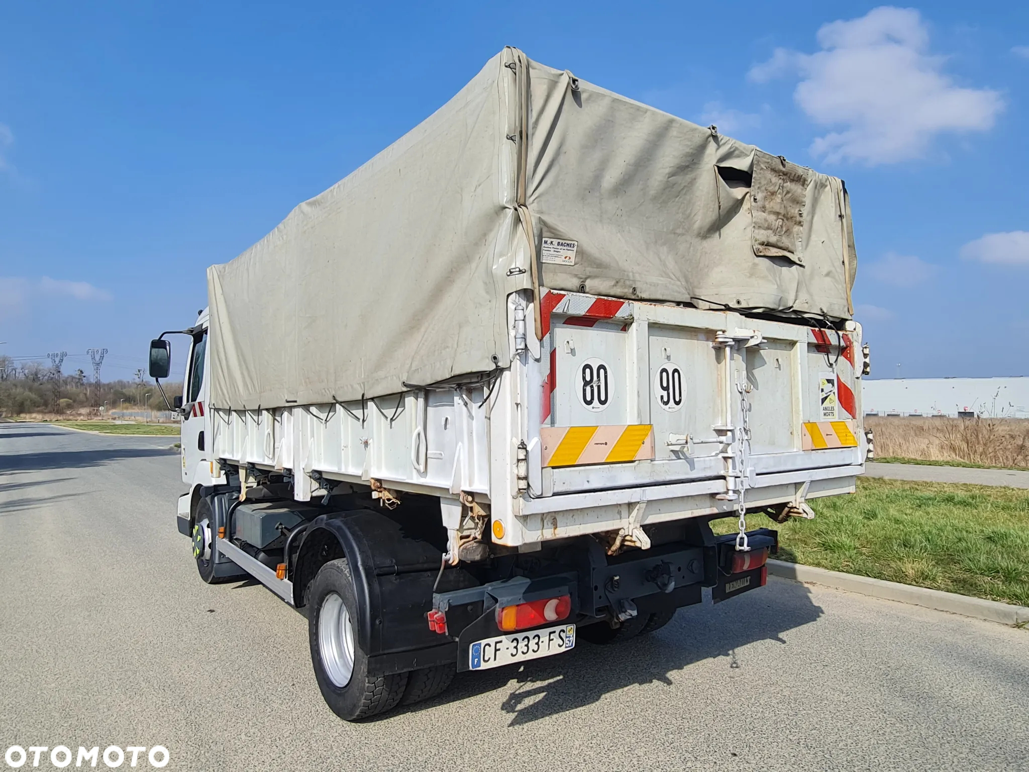 Renault Midlum Wywrotka 3 str Czołownica Specjalny Tylko 116 tys km Plandeka - 25