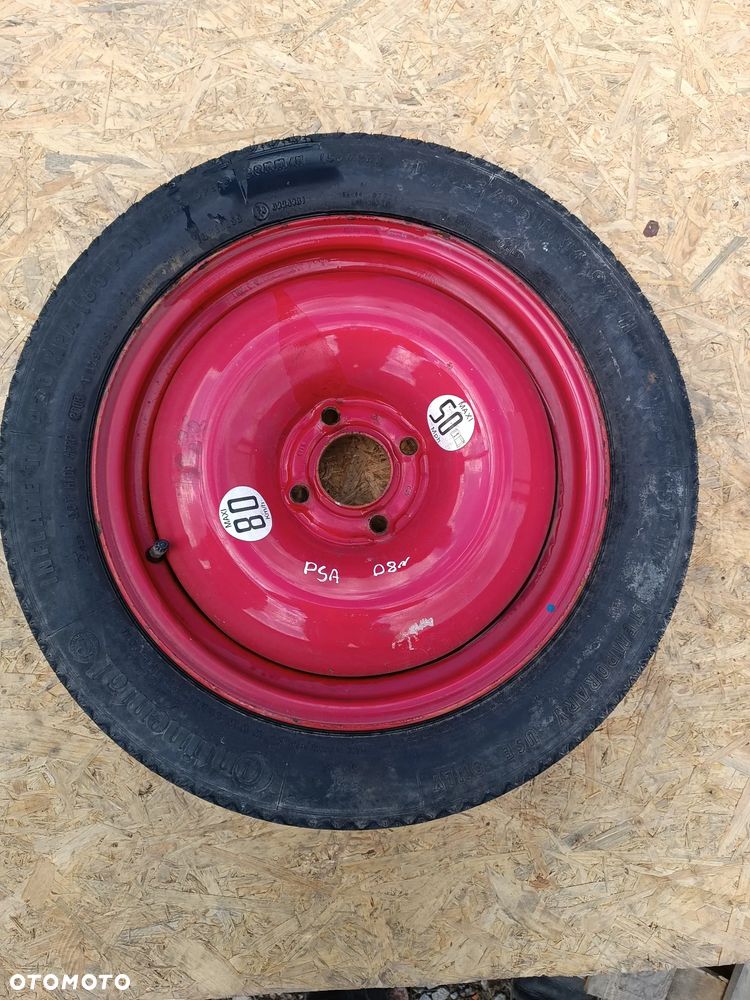 KOŁO DOJAZDOWE ZAPASOWE PEUGEOT 308 CITROEN 16 CALI 4X108 - 1