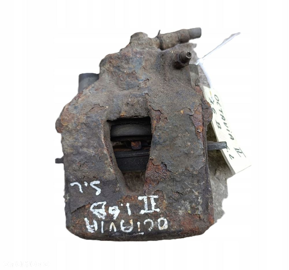 SKODA OCTAVIA II 04-13 r. 1,6 B ZACISK HAMULCOWY LEWY PRZÓD + - 1