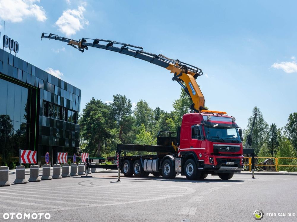 Volvo FMX 500 8x2 Effer 585 Fly Jib Wciągarka HDS Żuraw Crane - 5