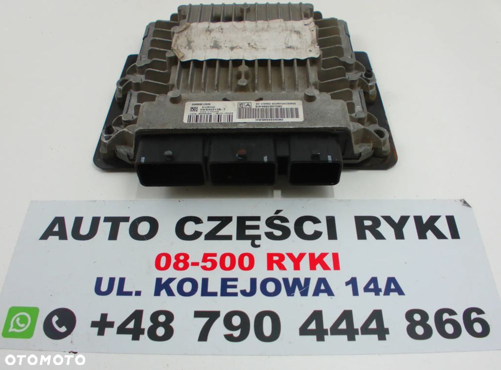 Peugeot Sterownik Silnika Komputer SW9662907080 - 1