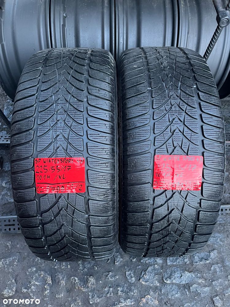 225 55 17 Dunlop Sp Winter Sport 4D 2szt. zima - 2