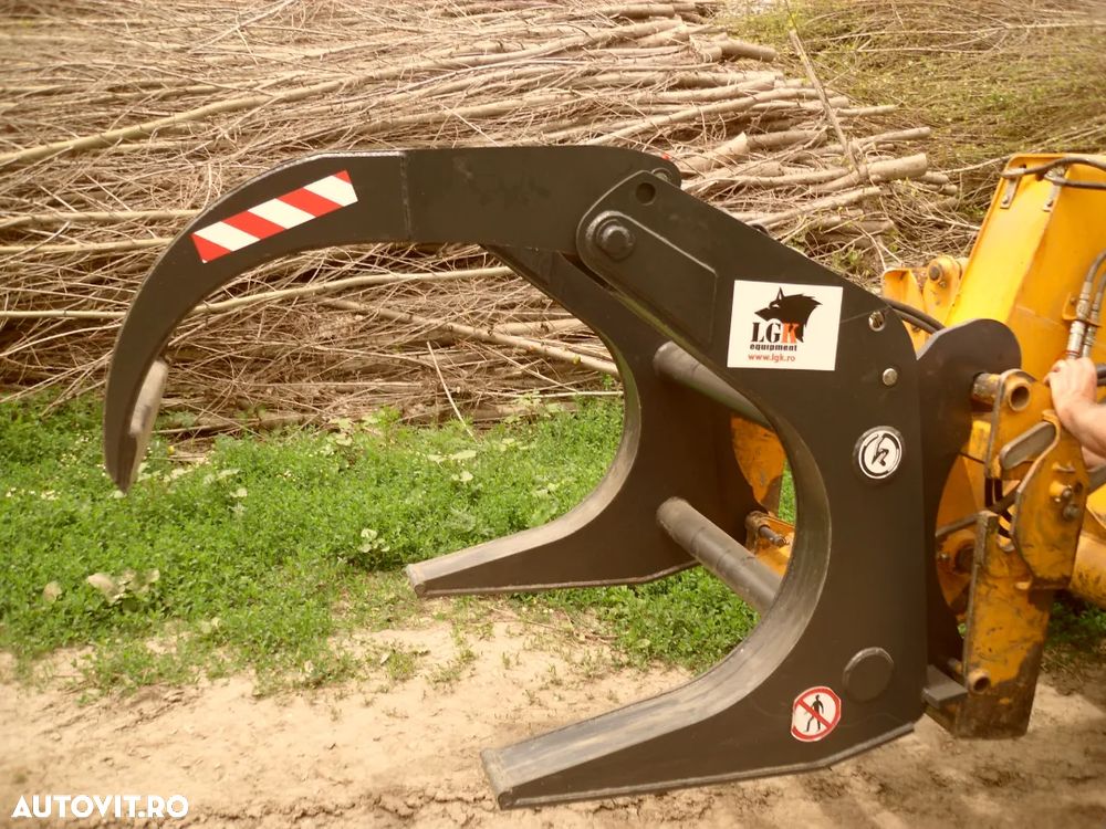 Graifer Forestier 3000kg Pentru Buldoexcavator - 14
