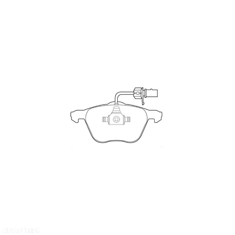 Placute frana fata Ford Galaxy (Wgr), 03.1995-05.2006, marca SRLine S70-0300 - 1