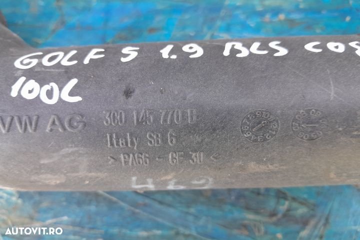 Furtun intercooler 3C0145770B 3C0145770B Volkswagen VW Golf 5 [2003 - - 4