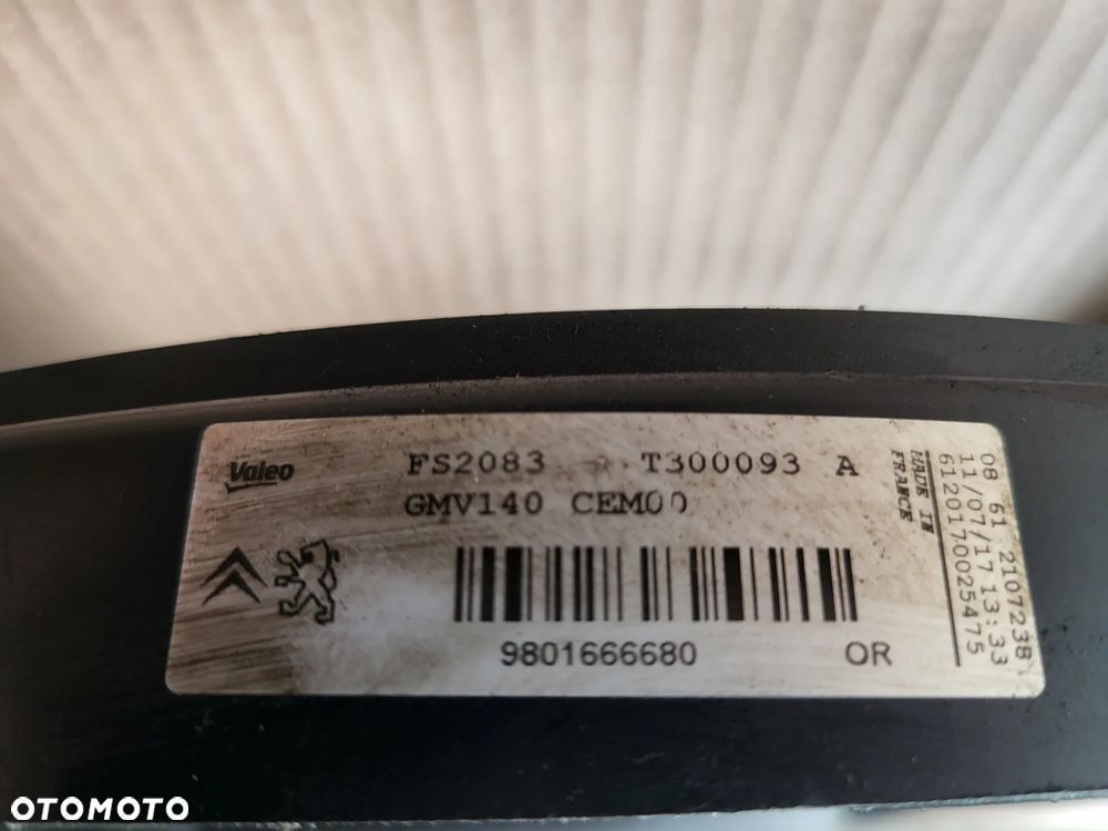 Wentylator chłodni Peugeot 208 1.6 BLUEHDI - 8