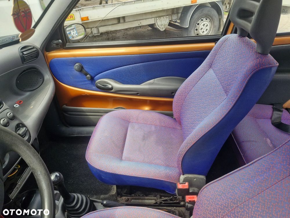 FIAT Seicento maska zderzak drzwi szyby lusterka skrzynia pojazd przeznaczony na czesci - 7