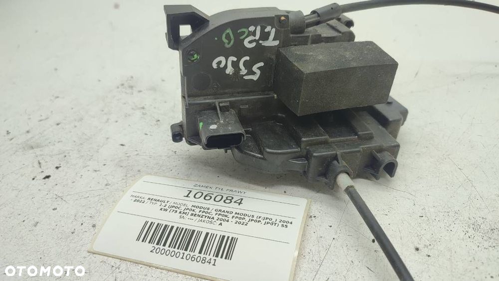 ZAMEK TYŁ PRAWY RENAULT MODUS 4 PIN EUROPA - 4