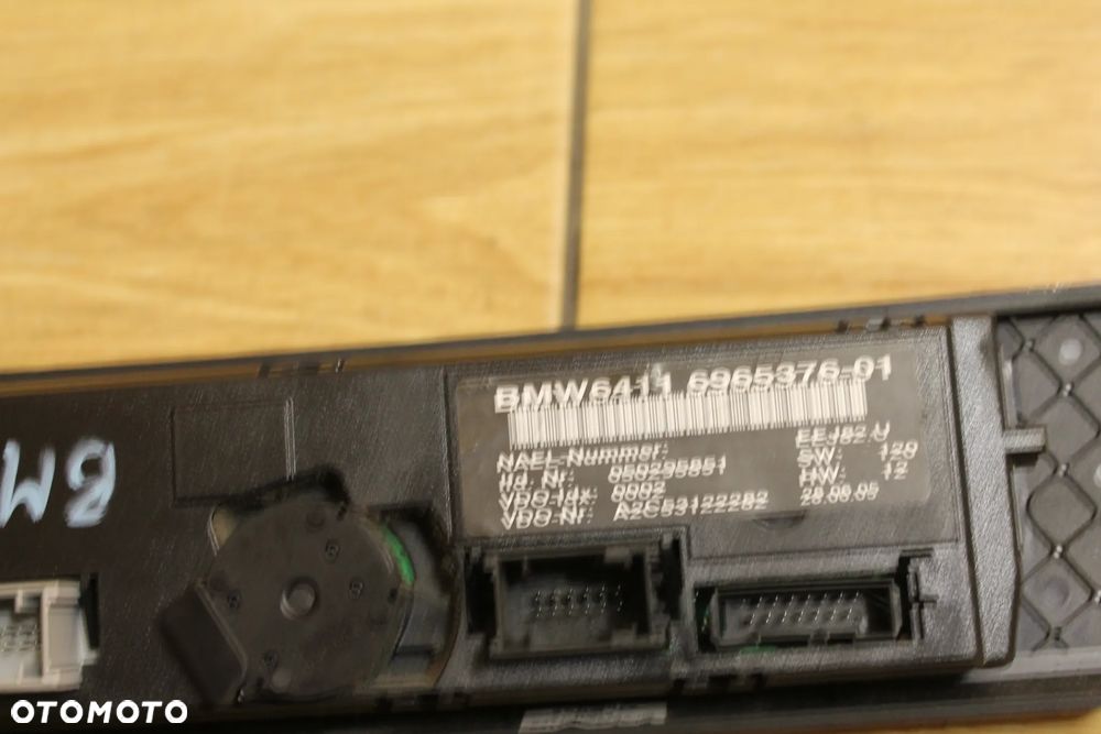 Panel Klimatyzacji Nawiew  BMW E90 E91 E93 6965376-01 - 3