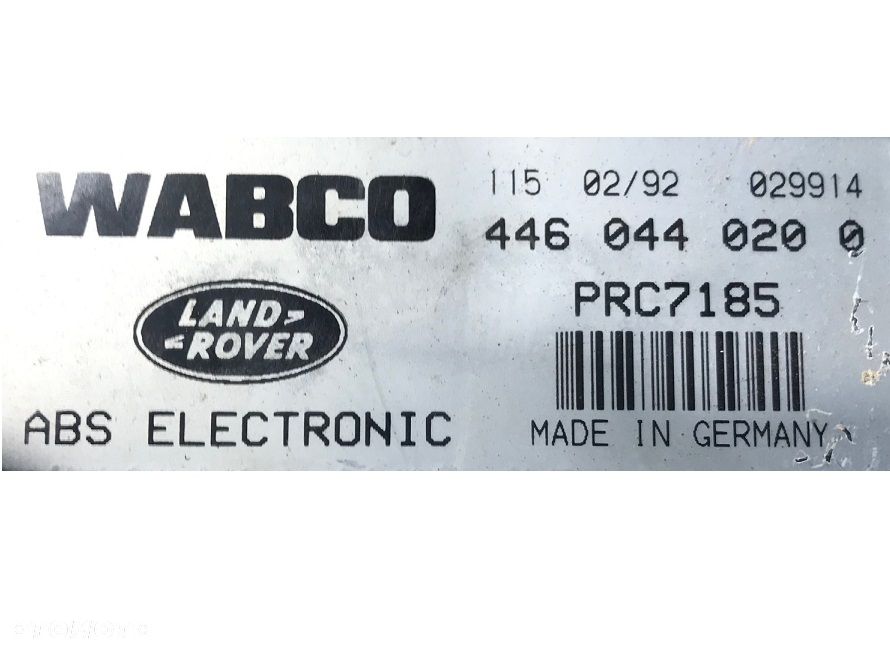 Sterownik Wabco ABS PRC7185 RANGE ROVER CLASSIC - 2