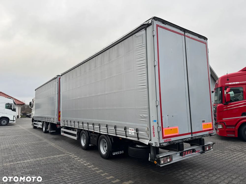 DAF XF480 6x2 + WECON - ZESTAW TANDEM PRZEJAZDOWY 7,7+7,7 - 4