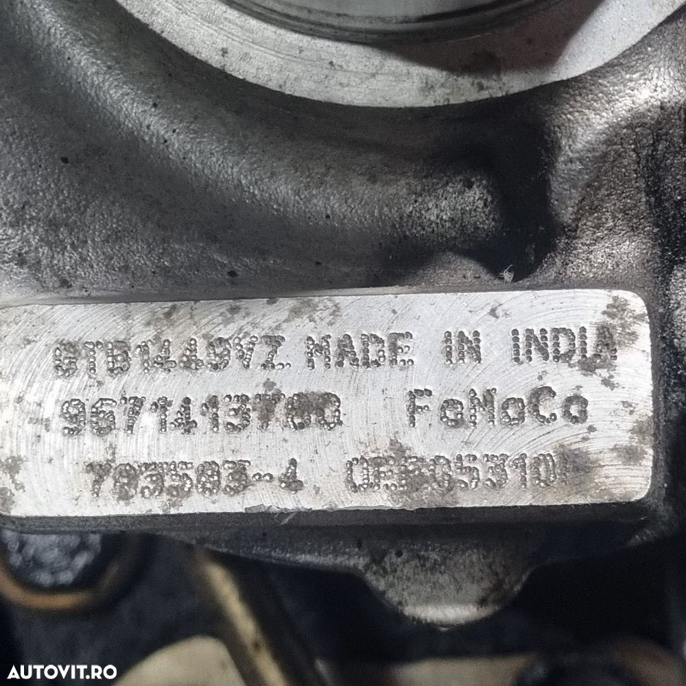 Turbo Ford Kuga 2.0 TDCI 2008 - 2010 136CP G6DG UKDA Euro5 (1430) 9671413780 - 4