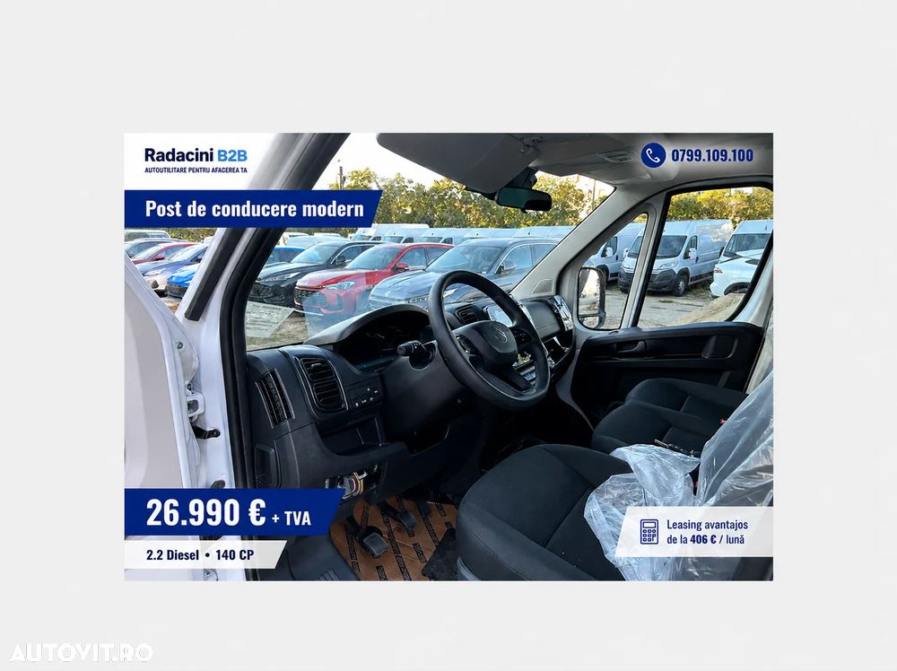 Citroën Jumper Cabina Dubla 6+1 locuri cu bena aluminiu - 7