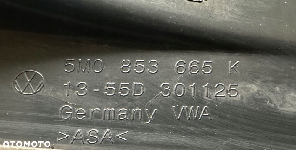 kratka halogenu lewa prawa vw golf plus komplet 5m0853666k, 5m0853665k - 7