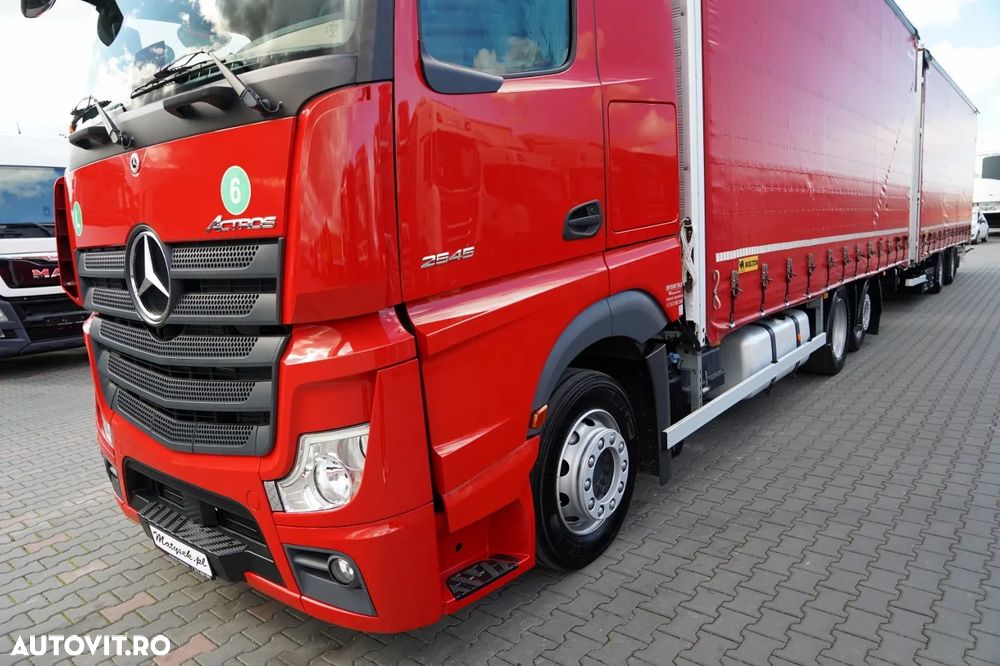 Mercedes-Benz ACTROS 2545 / TANDEM COMBINAT 120 M3 / TRANSIT / 6x2 / PUNTE RIDICATĂ / BIG SPACE / WIELTON / 2021 - 5