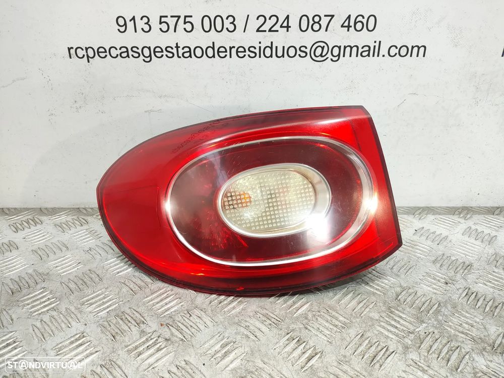 Farolim traseiro trás esquerdo original Volkswagen Tiguan Mk1 5N Pré Facelift de 2007 a 2011 - 3