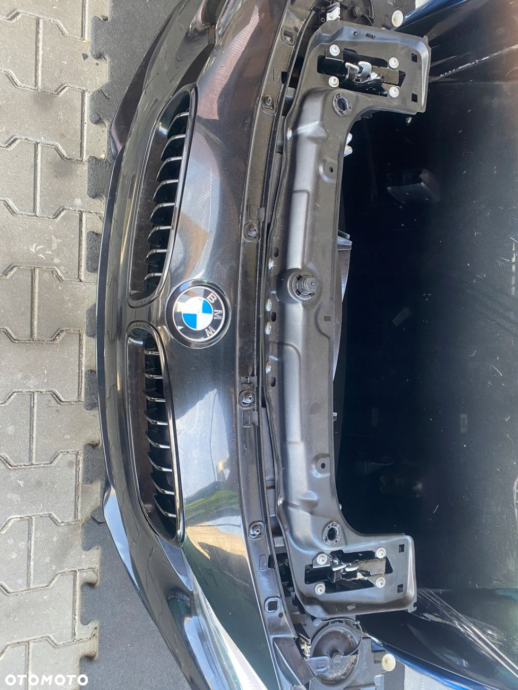 Zderzak maska błotnik wzmocnienie chłodnice lampy bmw 3 f30 f31 - 7