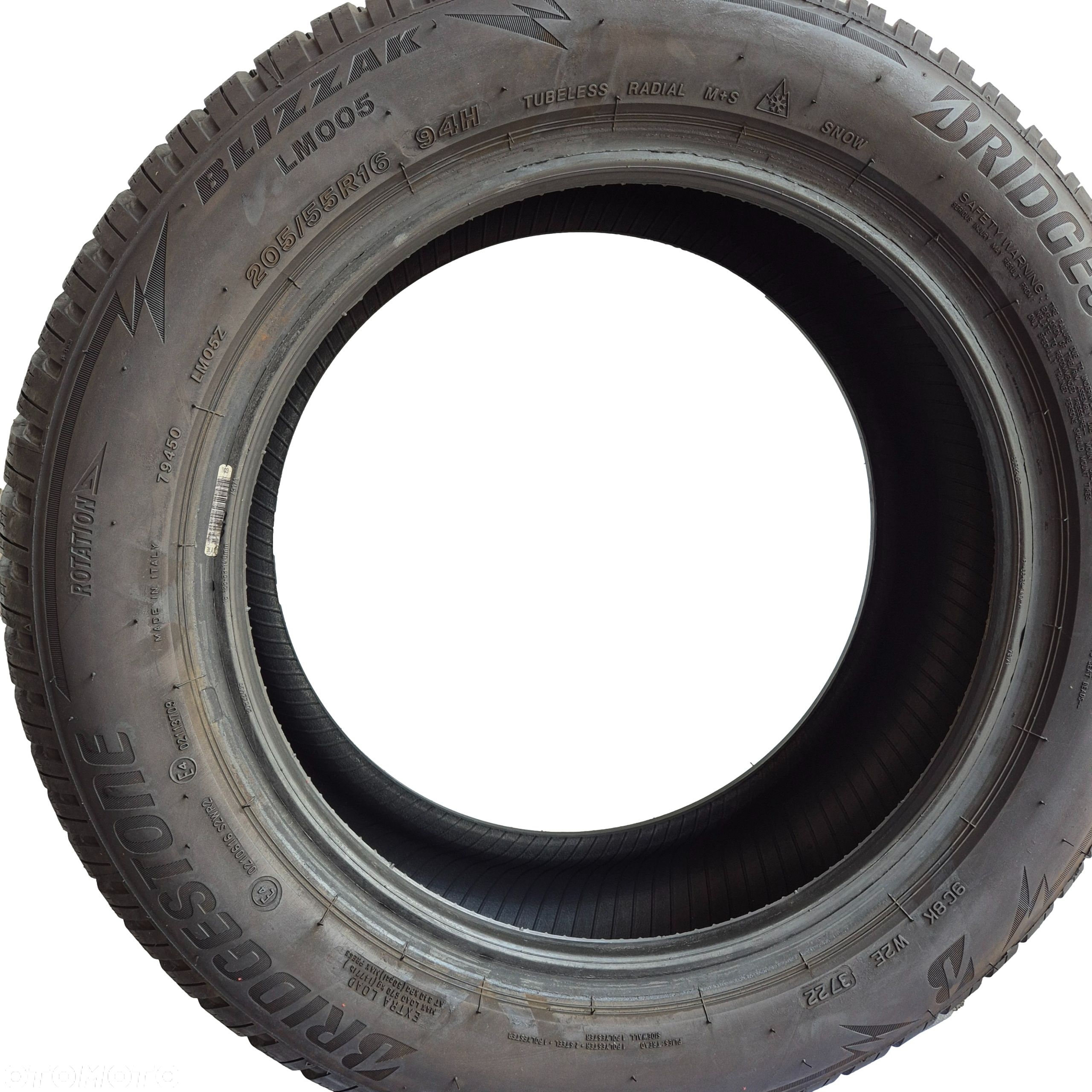 Bridgestone blizzak LM005 205/55 R16 94H 8mm 2022 - 3