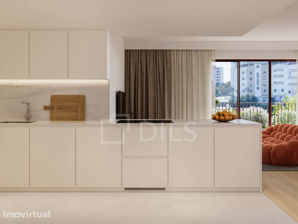 Apartamento T3 com terraço e varanda em Santo António dos Cavaleiros - Grande imagem: 5/62