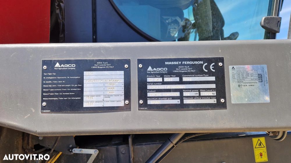 Massey Ferguson MF7343 ACTIVA STAGE 5 COMBINA AGRICOLA - 9
