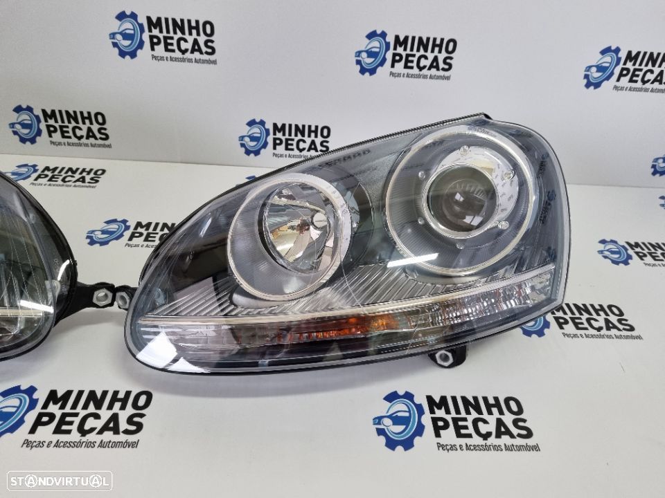 Faróis VW Golf 5 V (R32) Look Xénon - 4