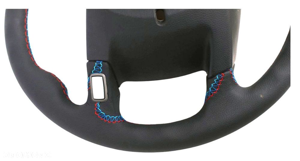 KIEROWNICA BMW SERIA 7 E65 E66 PRZEDLIFT LIFT NOWA SKÓRA OBSZYTA - 11