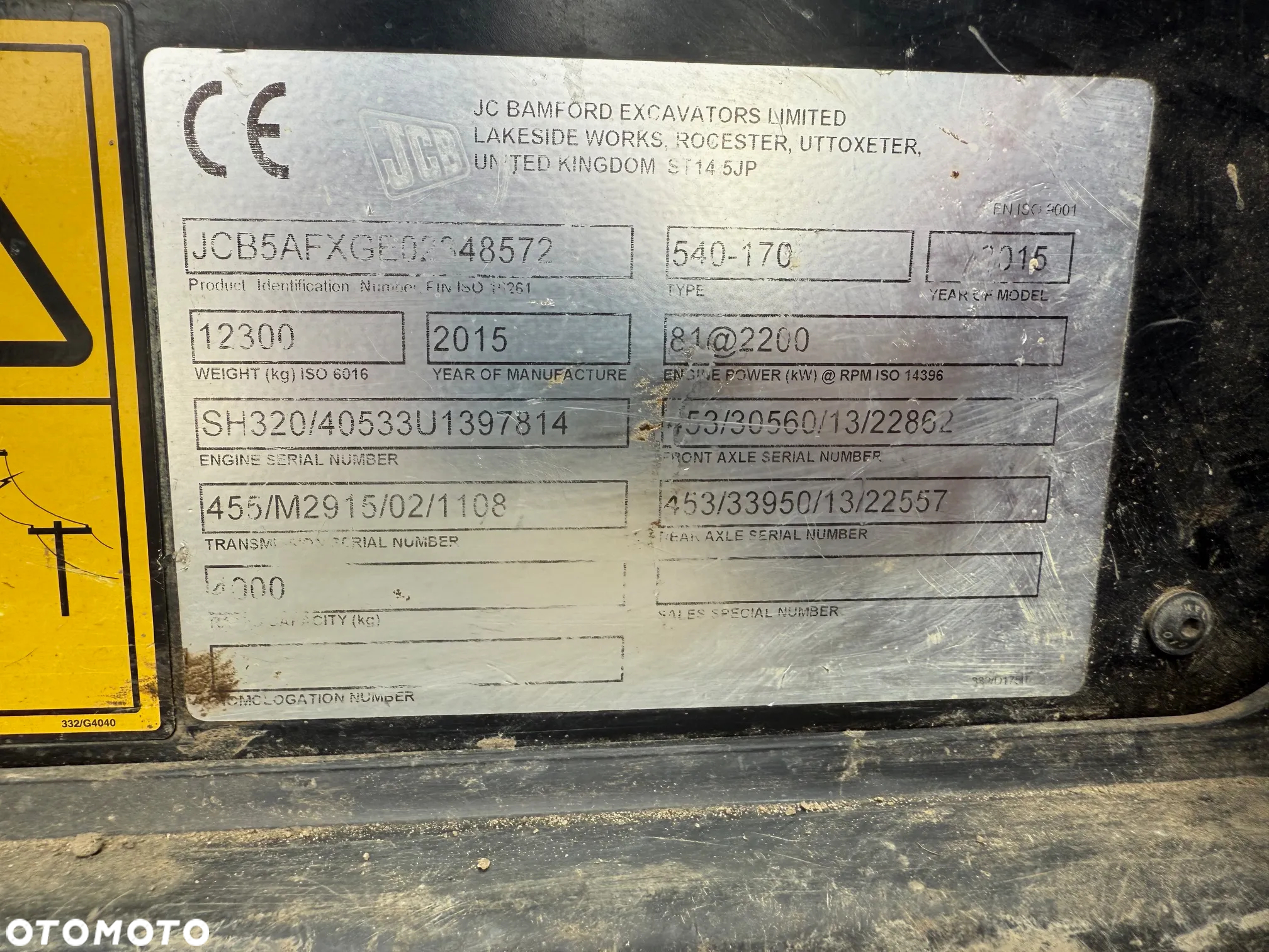 JCB 540-170 / Kosz / Łyżka / Widły / Pilot - 35