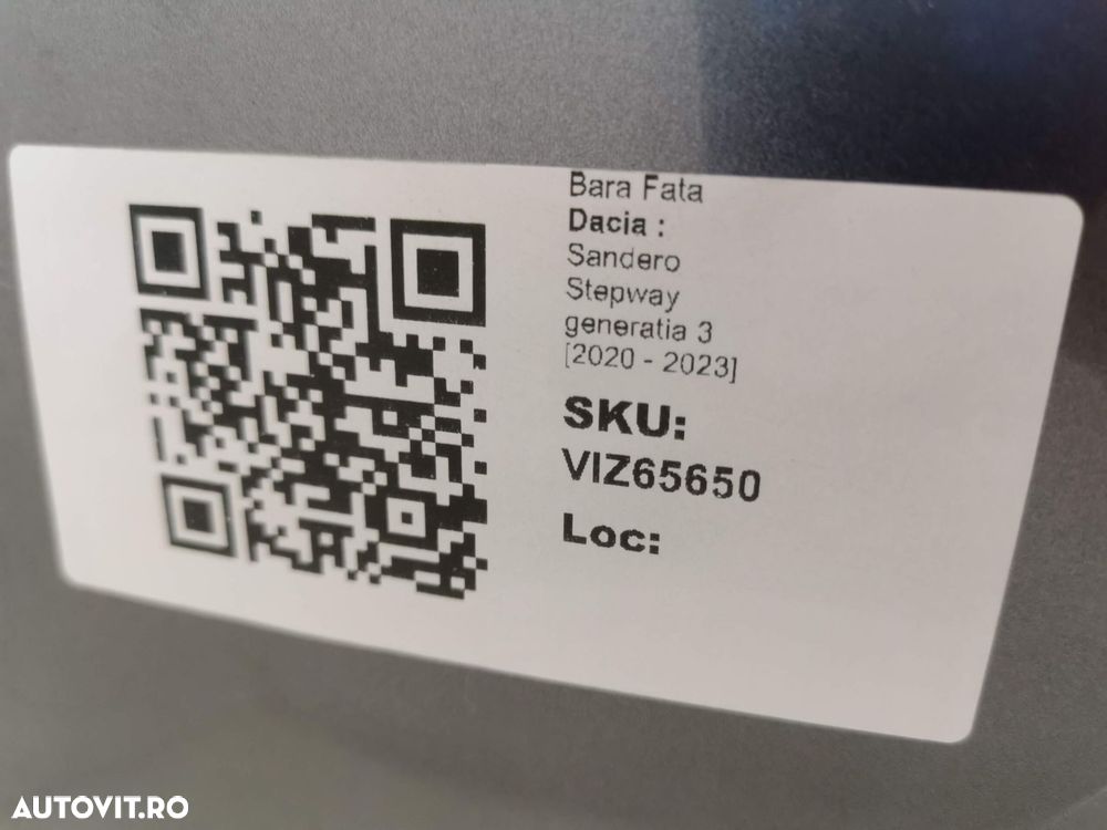 Bara Fata Stepway Dacia Sandero Stepway generatia 3 2020 2021 2022 202 - 8