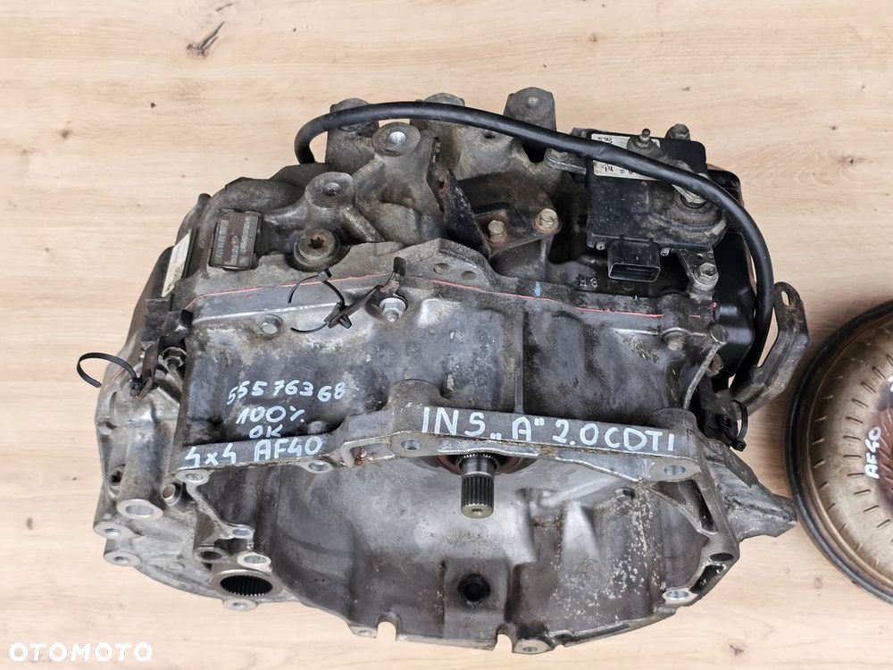 SKRZYNIA BIEGÓW AUTOMAT KONWERTER OPEL INSIGNIA A 2.0 CDTI 4X4 AF40 55576368 A KOMPLETNA - 4
