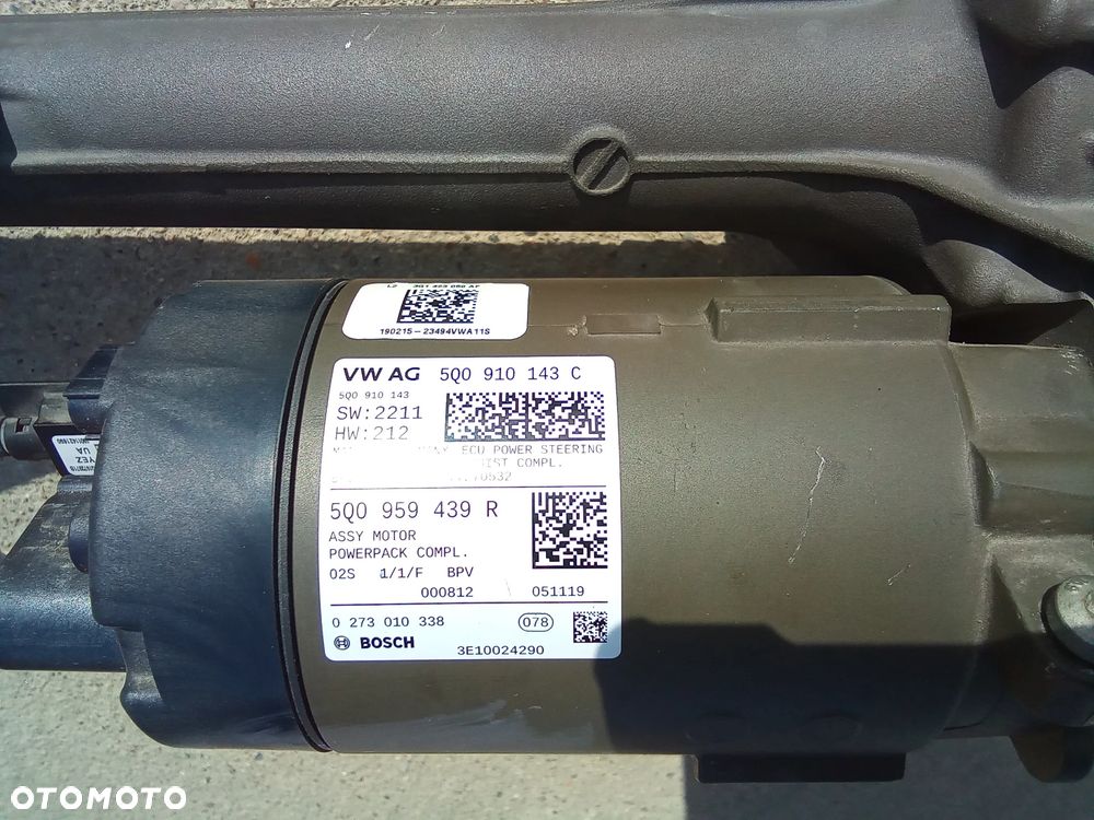 VW PASSAT B8 SKODA SUPERB PRZEKŁADNIA KIEROWNICZA maglownica 3Q1423050AF 5Q0910143C - 2