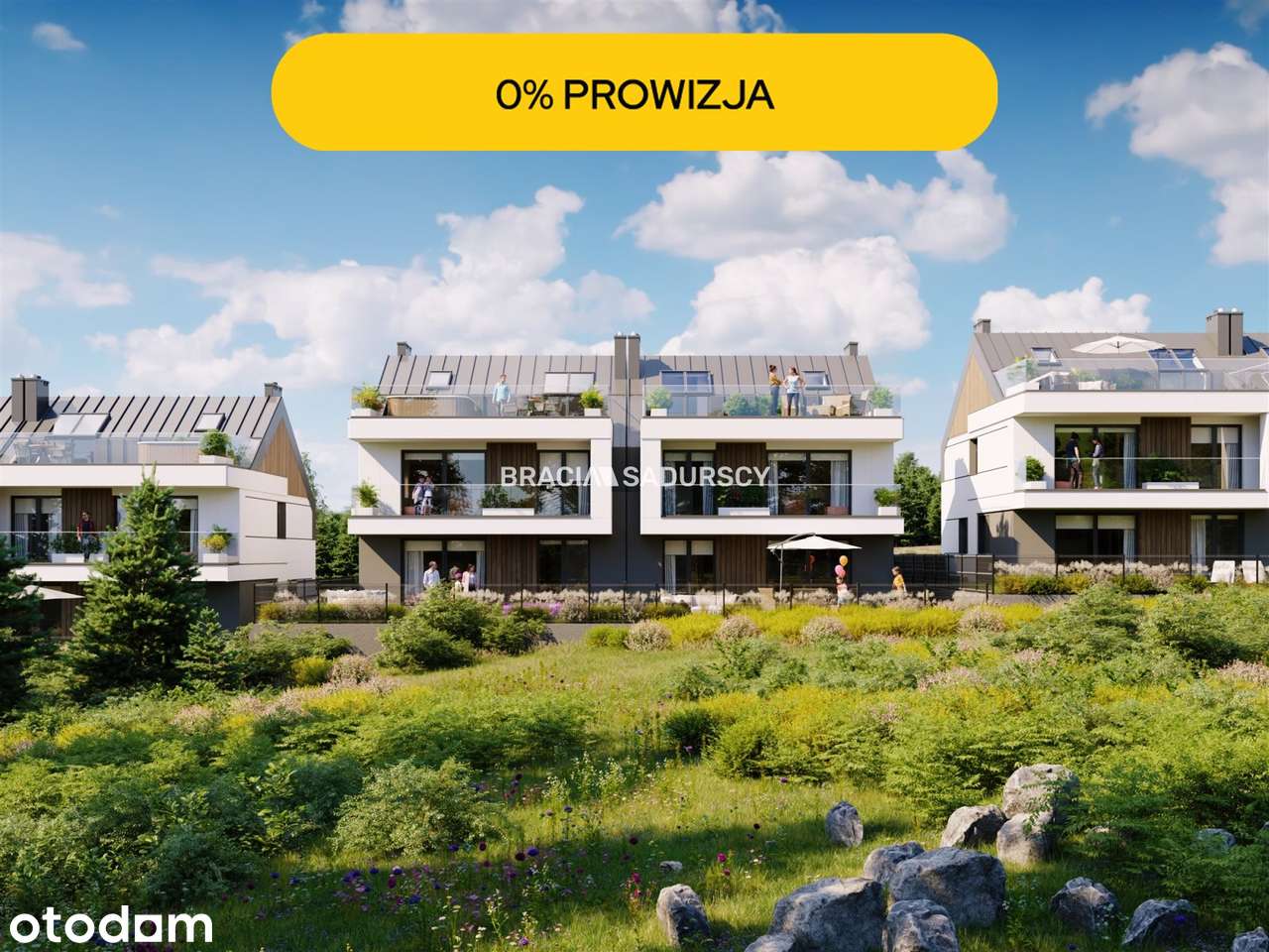 Mieszkanie na sprzedaż, 4 pokoje, 73 m², Zalesie