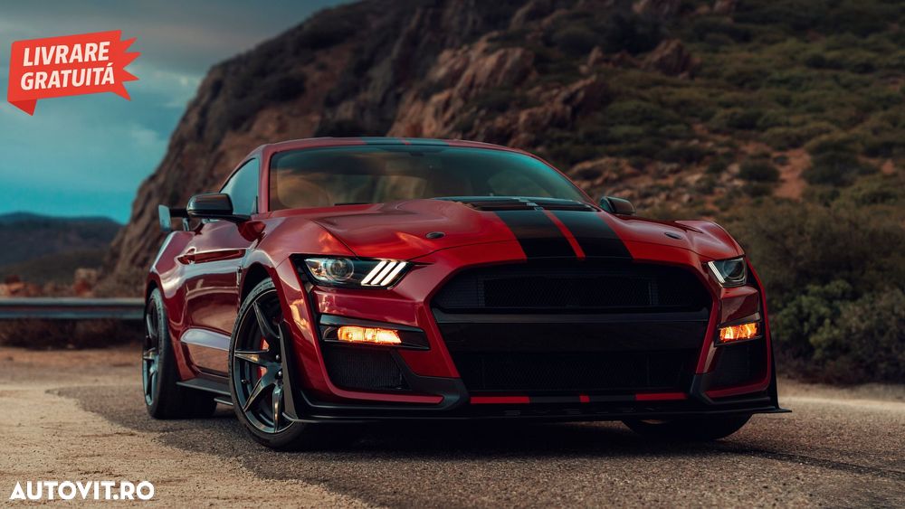 Bara Fata Ford Mustang Mk6 VI Generatia 6 Facelift (2018-2019) GT500 Design- livrare gratuita - 8