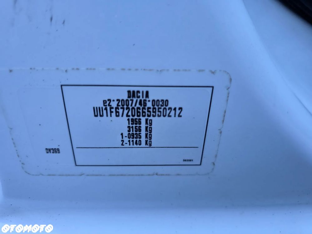 Dacia DOKKER Van 1.3 TCe Comfort Clim 100KM 5d Express I BEZWYPADKOWA z Polskiego Salonu I Wyjątkowo ładny i Zadbany Egzemplarz z Pełną Histroią Serwisową I Zabudowana Przestrzeń ładunkowa I Faktura Vat 23% I Pierwszy i Jedyny Właściciel I - 31