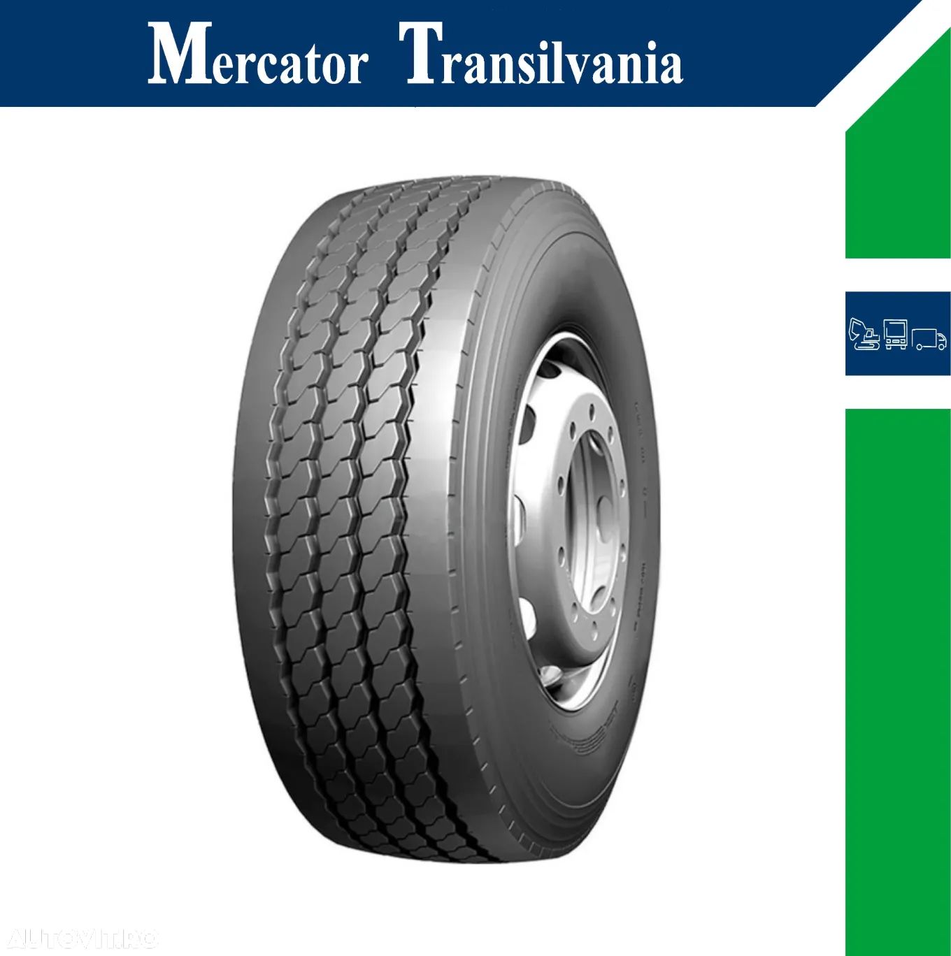 Anvelopa NOUA M+S  385/65R22.5 RoadX DX671 160K D/B/73dB(B) Remorca - 1