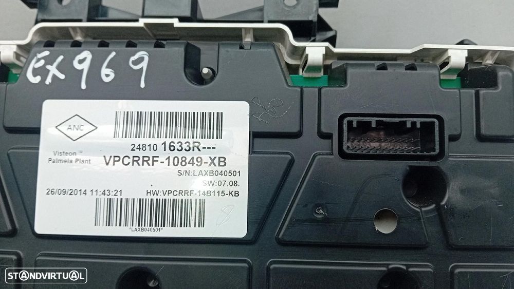 Quadrante / painel de instrumentos RENAULT Clio IV (BH_) - 5