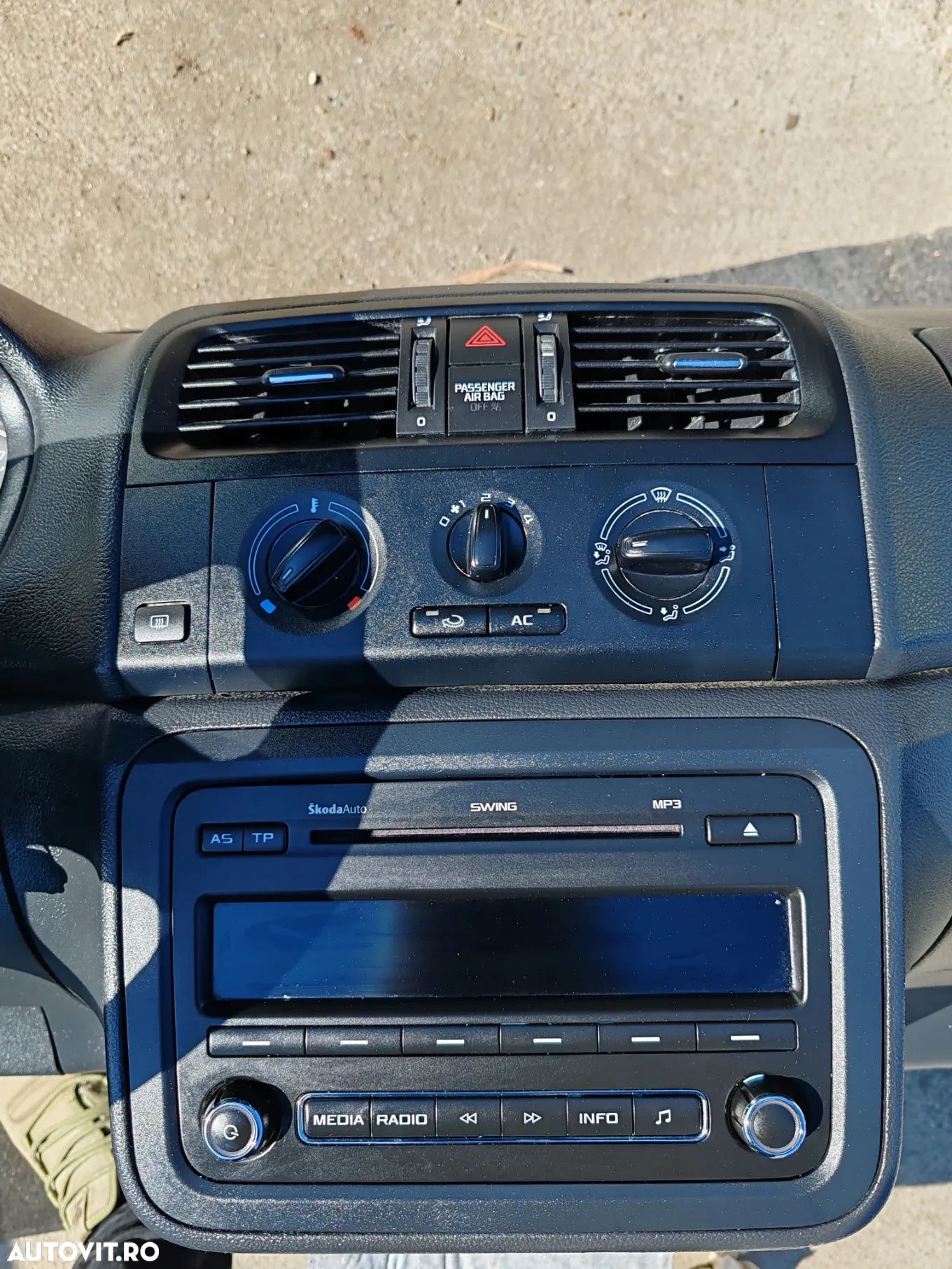 Skoda Fabia 2 2010-2014 Panou de clima - 1