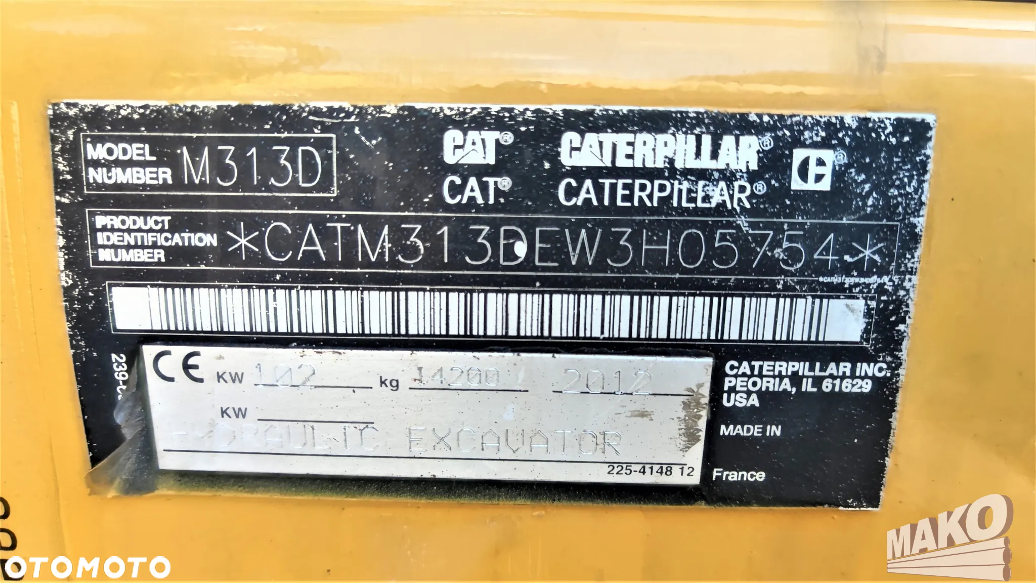Caterpillar M313D - 12