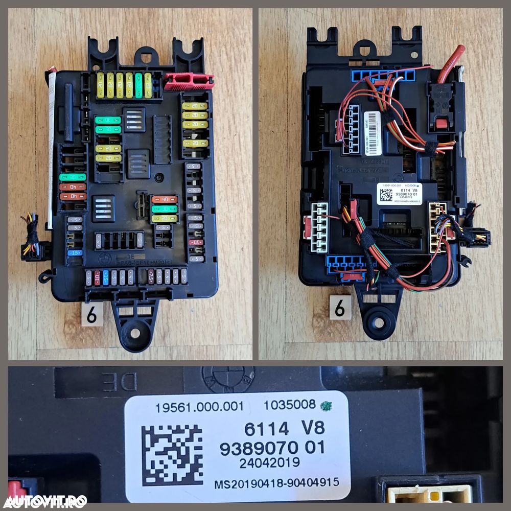 Tablou sigurante fata modul confort cutie sigurante spate BMW Seria 1 2 3 4 5 6 7 X5 X6 F Mercedes w211 - 7