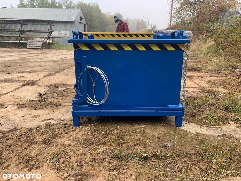 Idealny Na Plac Budowy Pojemnik Z otwieranym Dnem PMD 1300L.KONTENER - 3
