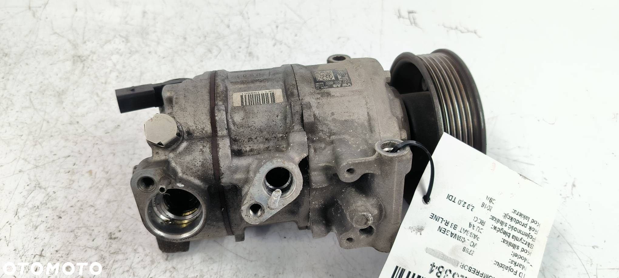 KOMPRESOR POWIETRZA VOLKSWAGEN PASSAT B8 R-LINE - 3