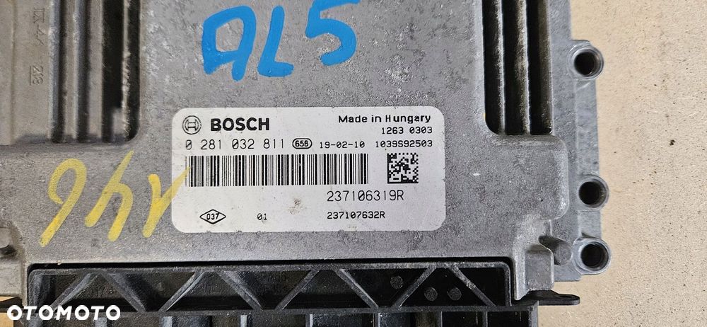 KOMPUTER STEROWNIK SILNIKA RENAULT CLIO 1.5 DCI 0281032811 - 2