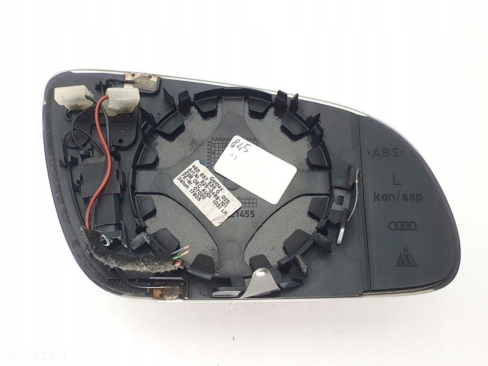 WKŁAD LUSTERKA FOTOCHROM LEWY AUDI A8 D3 4E0 ORYGINAŁ - 3