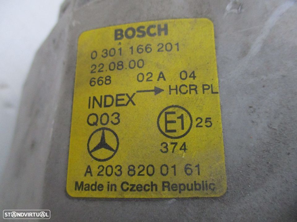 Farol Optica Mercedes W203 Classe C Esquerdo Direito - 4