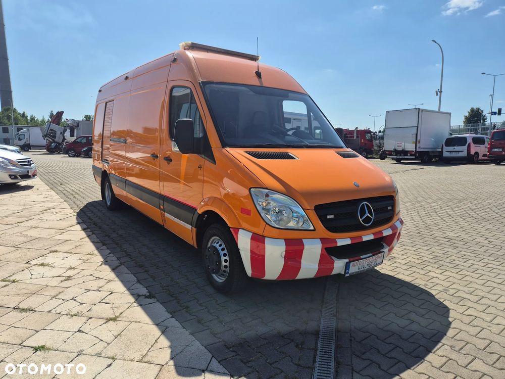 Mercedes-Benz Sprinter 518 CDi / INSPEKCJA KANAŁÓW / 3 KAMERY / SOCJALNE POMIESZCZENIE / W PEŁNI SPRAWNY / DO KANALIZACJI / ASENIZACYJNY / EURO 4 - 7