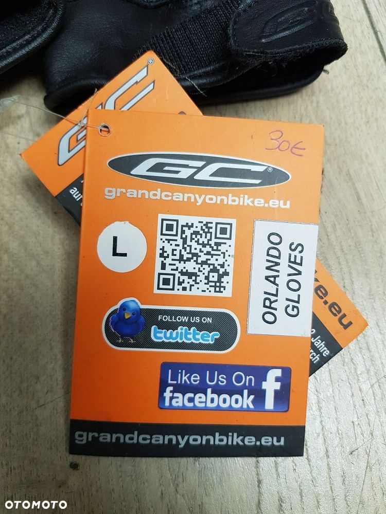 Rękawiczki skórzane na Motocykl Skuter Rozmiar L - 2