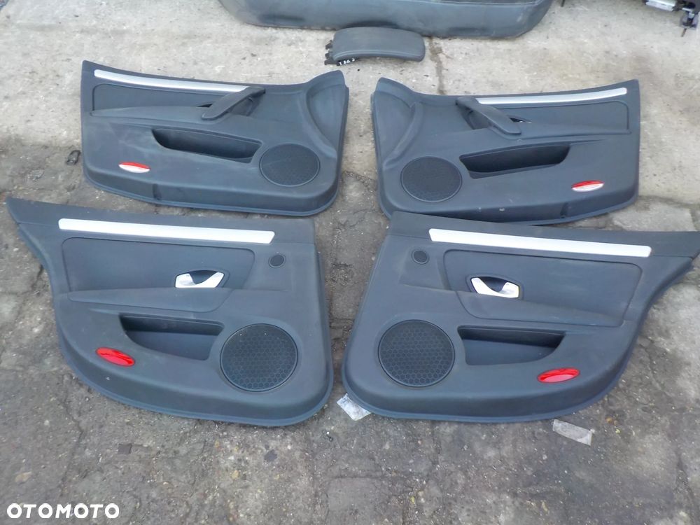 RENAULT LAGUNA III HB  FOTELE KANAPA SKÓRA ALCANTARA BOCZKI - 22