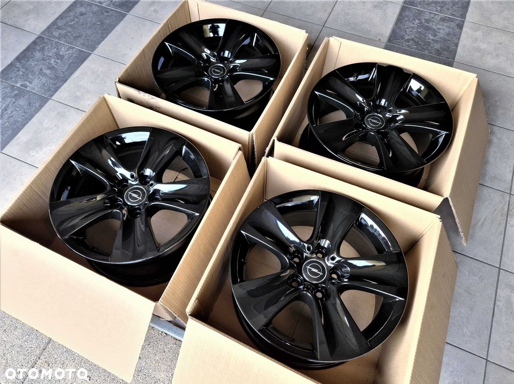 Alufelgi 17 5x120 Opel Insignia A Czarne Oryginalne ! 837# - 5