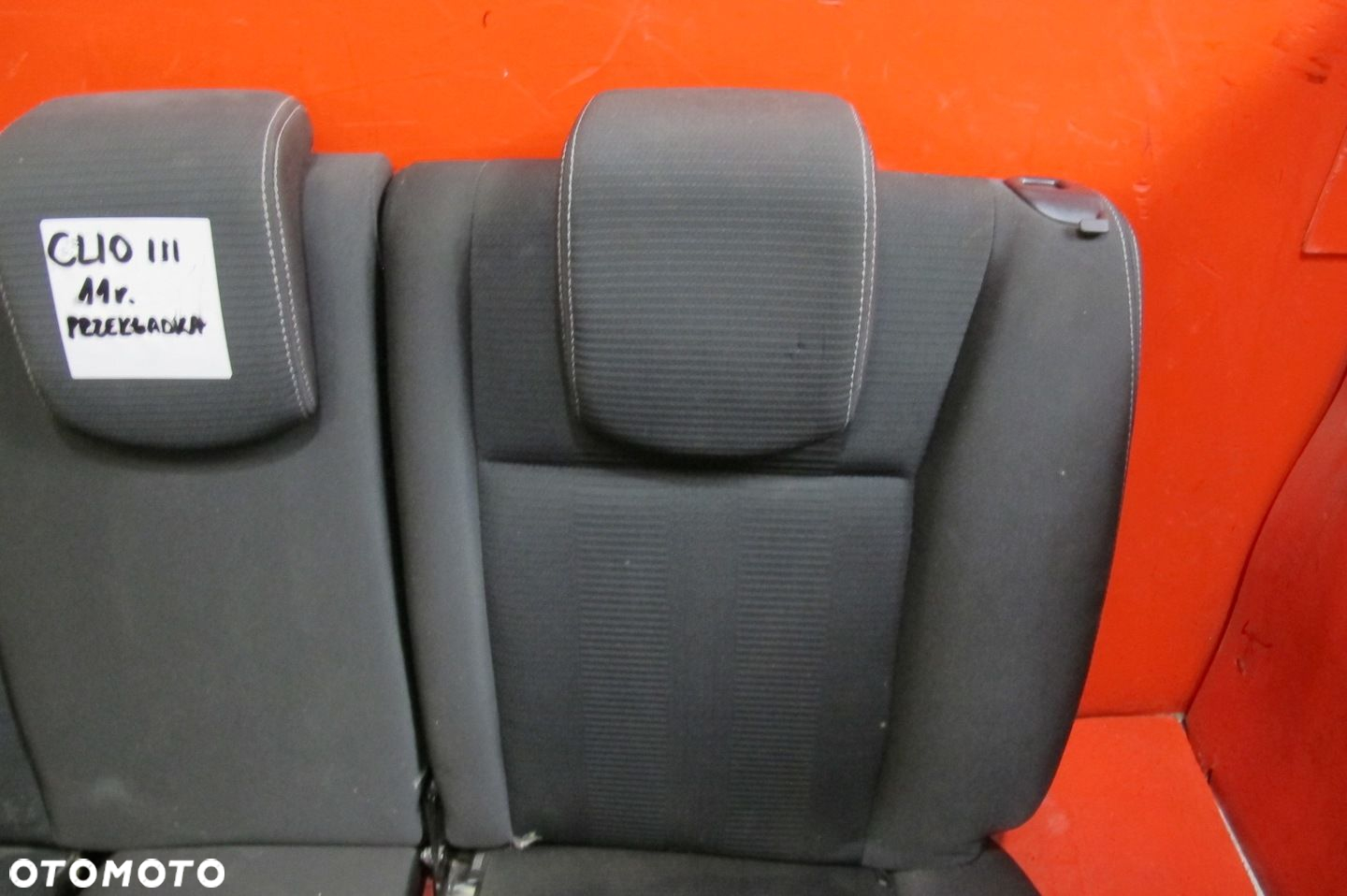 RENAULT CLIO 3 III LIFT PO LIFCIE SIEDZENIA TYLNE KANAPA TYŁ ISOFIX - 3