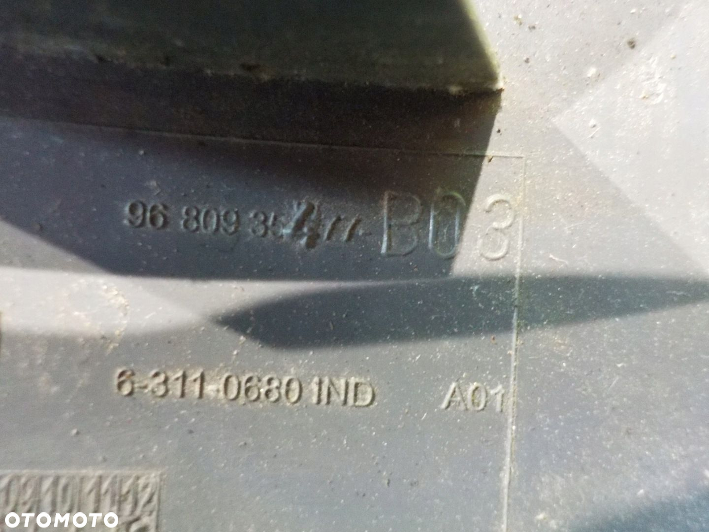 CITROEN BERLINGO II LIFT 15r lewarek zmiany biegow MAN 9680935477 - 8