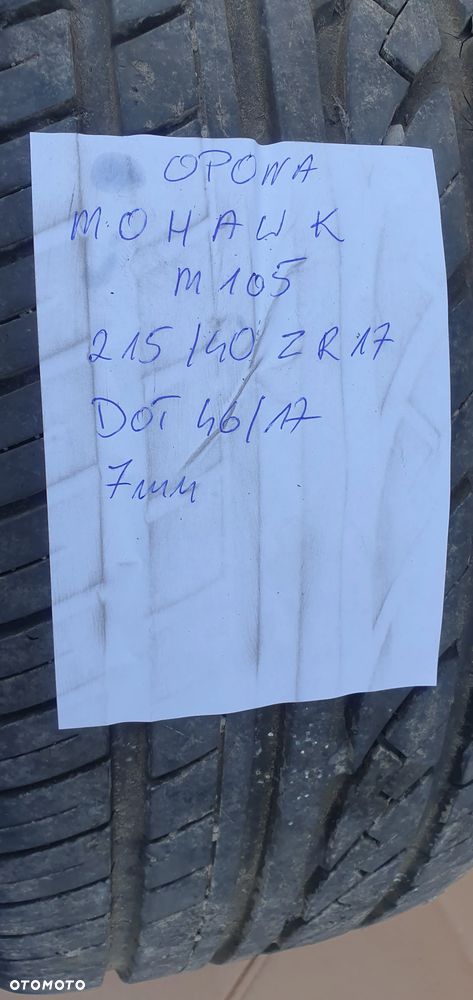 Opona Mohawk M105 215/40 R17 7mm 4617 - 9